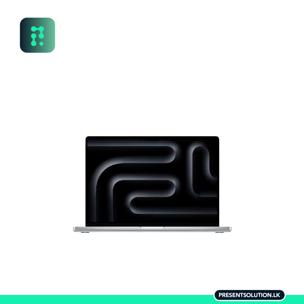 MacBook Pro M4 Max 14 inci warna Silver - tersedia di Present Solution Sri Lanka