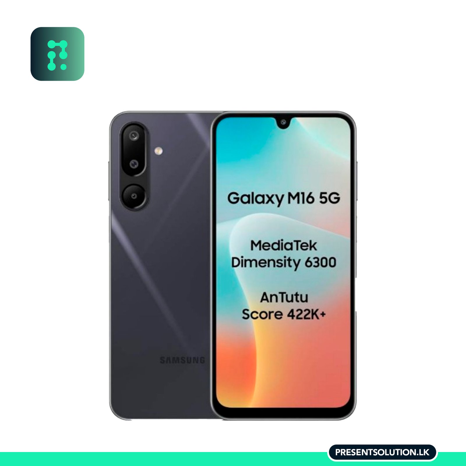 Samsung Galaxy M16 5G (Black) Samsung Galaxy M16 5G - Image 1