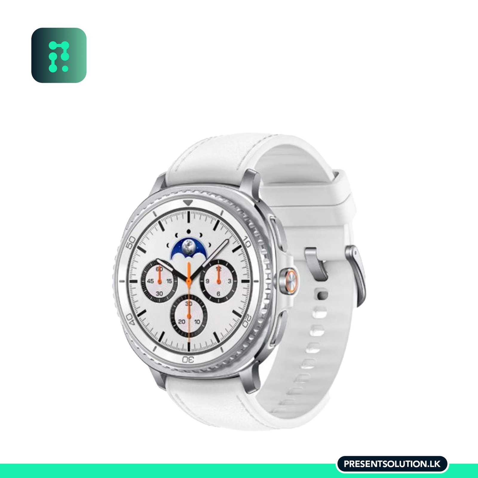 Samsung Galaxy Watch 8 Classic 46 MM (White) Samsung Galaxy Watch 8 Classic - Image 1