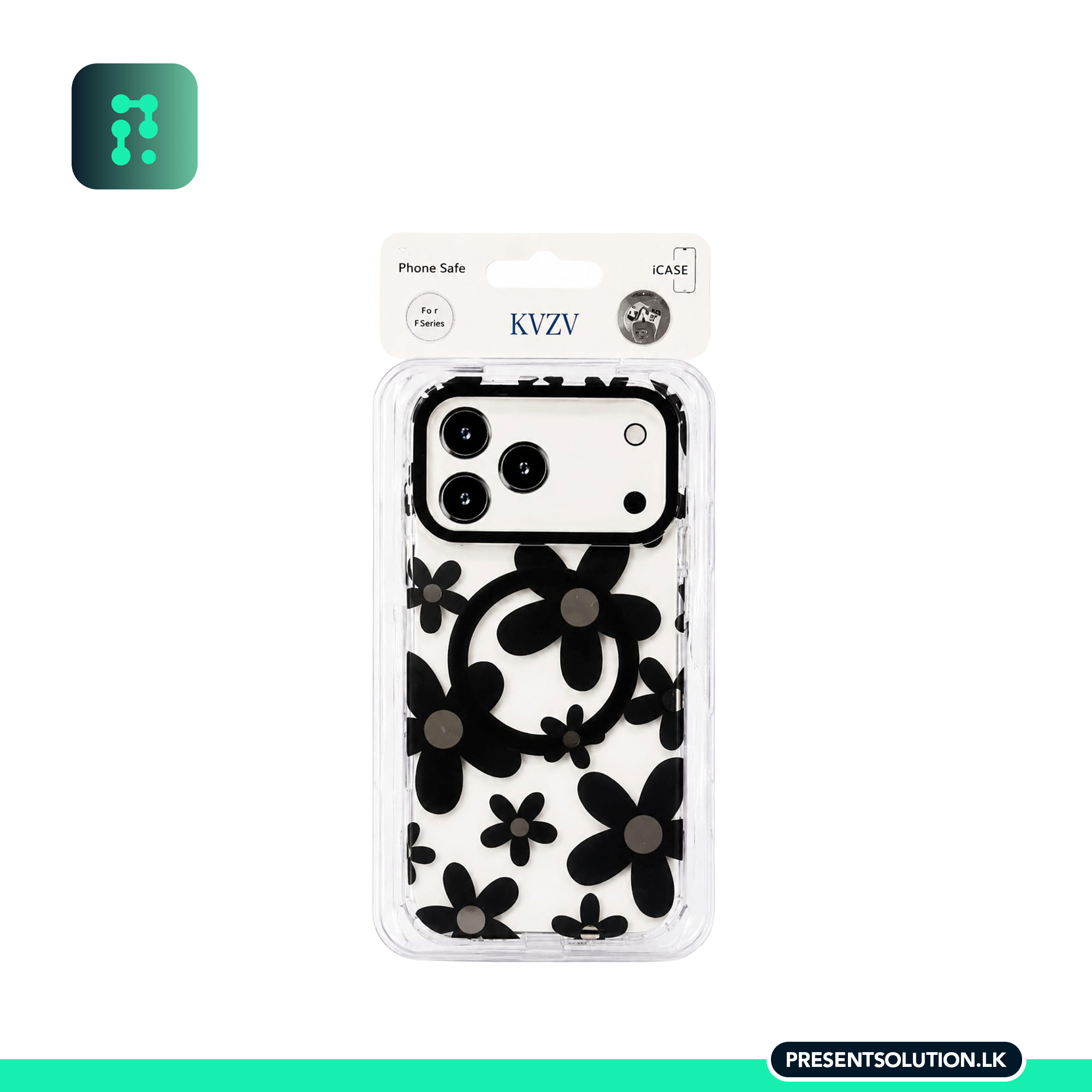 black.jpg KVZV iCASE Daisy Shockproof - Image 1