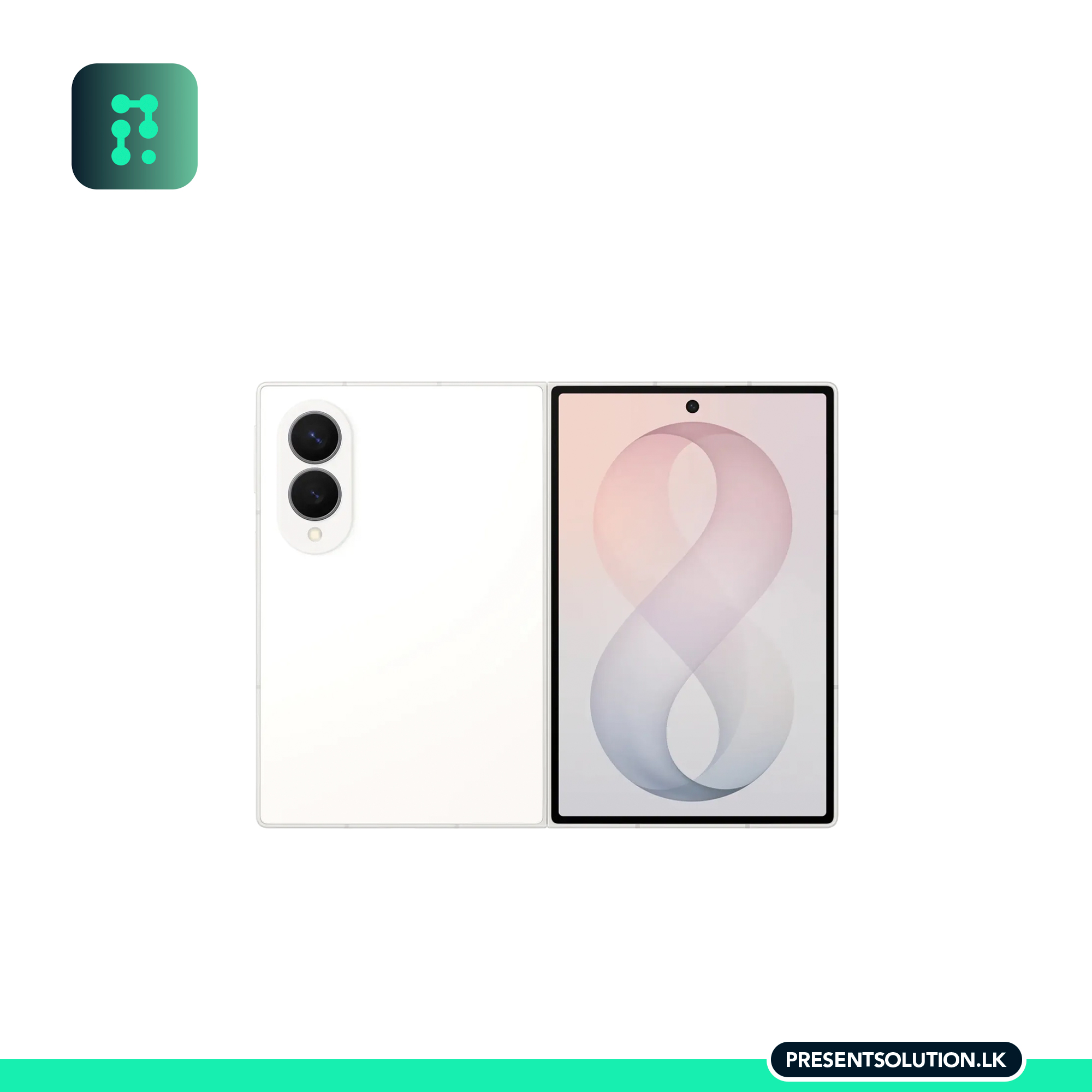 Cream Samsung Galaxy Z Fold 8 - Image 1